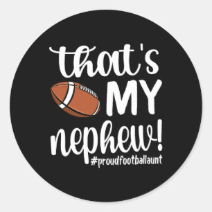 Dat is mijn Football tante Football Ronde Sticker