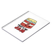 Dat is mijn jam Moppertje jam pot Notitieboek (Linkerzijde)