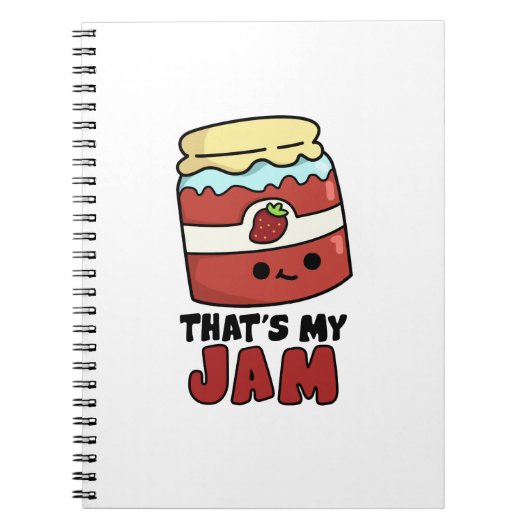 Dat is mijn jam Moppertje jam pot Notitieboek (Voorkant)
