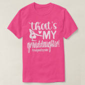 Dat is mijn kleindochter Gymnastics Grandma of Gym T-shirt (Design voorkant)