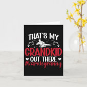 Dat is mijn kleinkind Karate Granny Proud Karate G Kaart (Gele Bloem)