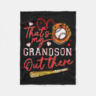 Dat is mijn kleinzoon daar Baseball oma moeder Fleece Deken