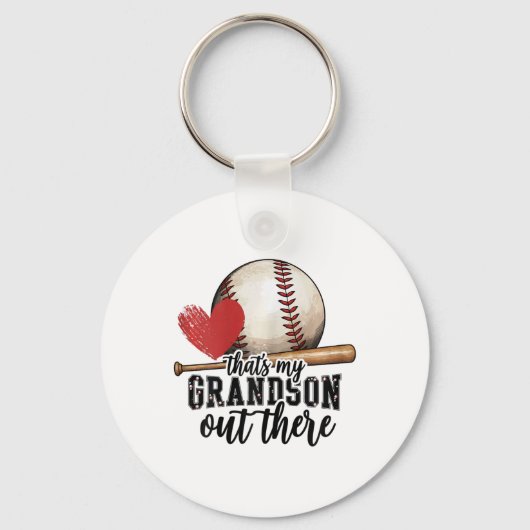 Dat is mijn kleinzoon daar, Bysebyll Oma Moth Sleutelhanger (Voorkant)