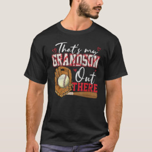 Dat is mijn kleinzoon daar, honkbal oma mot t-shirt