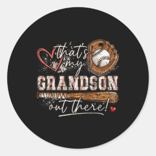 Dat is mijn kleinzoon daar, oma Mothe Ronde Sticker