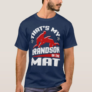 Dat is mijn kleinzoon Onhe Mat worstelen oma opa T-shirt