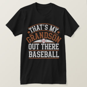 Dat is mijn kleinzoon op honkbal Oma Moederdag T-shirt