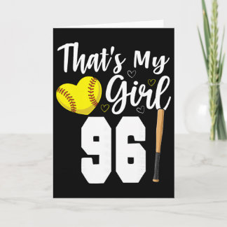 Dat is mijn meisje Nummer #96 Softll Nummer 96  Kaart