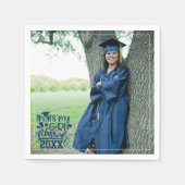 Dat is mijn meisjesklas van 20XX Photo Afstuderen Servet (Voorkant)