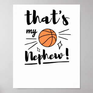 Dat is mijn neefje basketbal poster