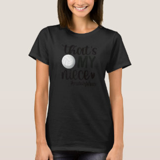 Dat is mijn Niece Proud Volleyball tante Volleybal T-shirt