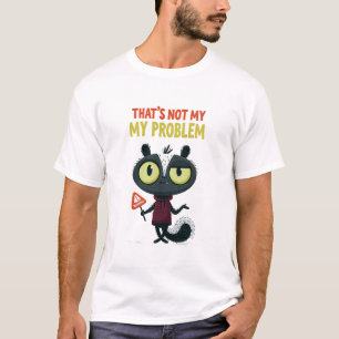 Dat is mijn probleem niet Funny Skunk Werk Humor C T-shirt