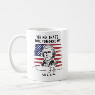 Dat is Morgen 4 Juli Thomas Jefferson Koffiemok