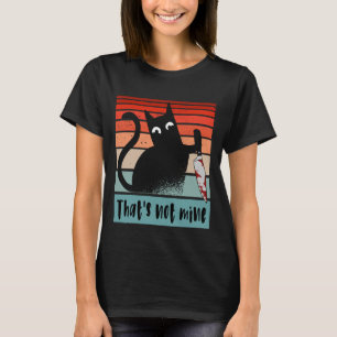 Dat is niet van mij, Innocent Cat met mes Briefkaa T-shirt