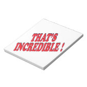 Dat is ongelooflijk notitieblok (Gedraaid)