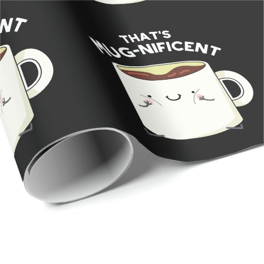 Dat is schitterende Funny Coffee Mok Pun Dark BG Cadeaupapier (Rol Hoek)
