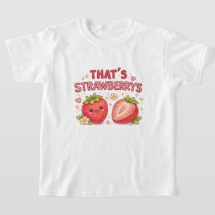 Dat is Strawberrys Cute Kids T-Shirt