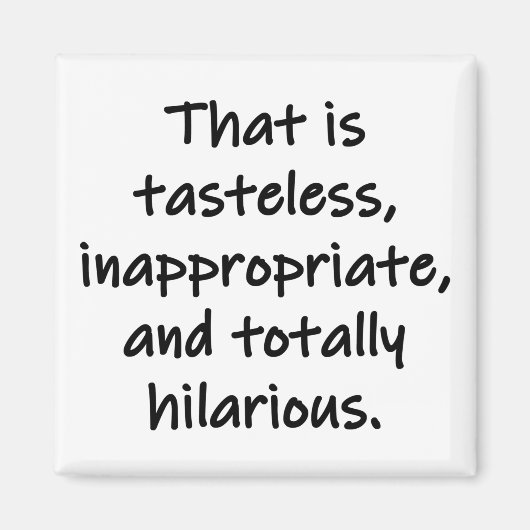 Dat is Tasteless Magneet (Voorkant)