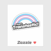 Dat is Transtastisch Sticker (Vel)
