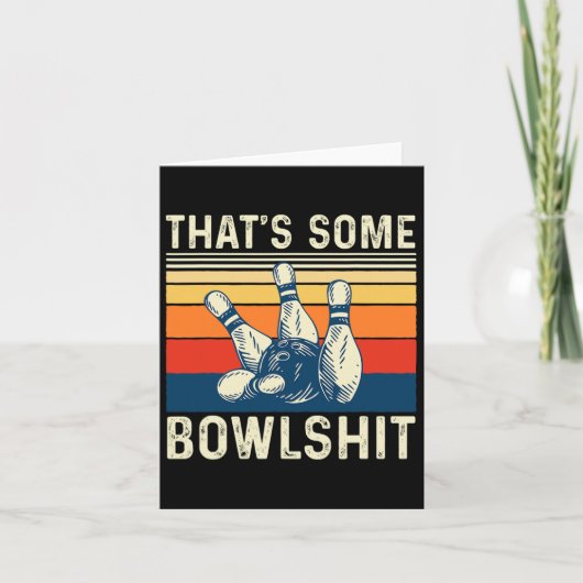 Dat is wat bowl - bowling bowler kaart (Voorkant)