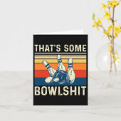 Dat is wat bowl - bowling bowler kaart (Gele Bloem)