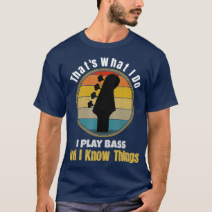 Dat is wat ik doe als ik gitaar speel en ik weet h t-shirt