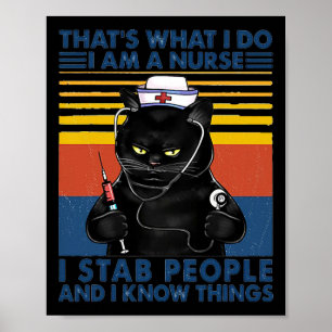 Dat is wat ik doe als verpleegster in de straat... poster