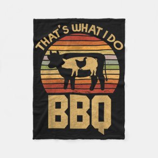 Dat is wat ik doe - BBQ - Funny Bar B Que Fleece Deken