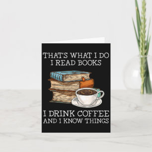 Dat is wat ik doe ik lees boeken ik drink koffie i kaart