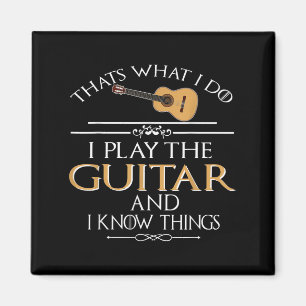 Dat is wat ik doe, ik speel gitaar en ik weet ding magneet