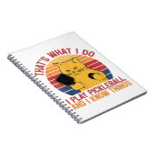 Dat is wat ik doe met kattenbroodjes paddleball Pl Notitieboek (Rechterzijde)