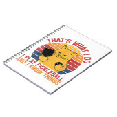 Dat is wat ik doe met kattenbroodjes paddleball Pl Notitieboek (Linkerzijde)