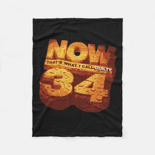 Dat is wat ik Guilty 34 Trump Felonies noem Fleece Deken (Voorkant)