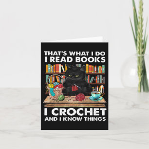 Dat is wat ik lees boek I Crochet en ik weet Kaart