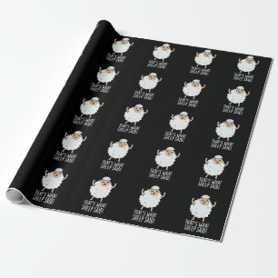Dat is wat schapen zeiden Grappige dier grap Donke Cadeaupapier