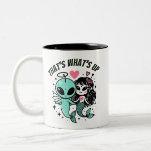 Dat is wat Underwater Love te bieden heeft Tweekleurige Koffiemok