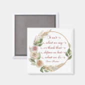 Dat is wat we doen Jane Austen Quote Magnet Magneet (Voorkant / Achterkant)