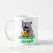 Dat is wat ze zei Grappige Lachende Kat Meme