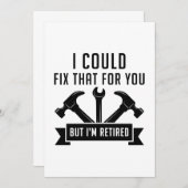 Dat kan ik voor jou oplossen bedankkaart (Voorkant / Achterkant)