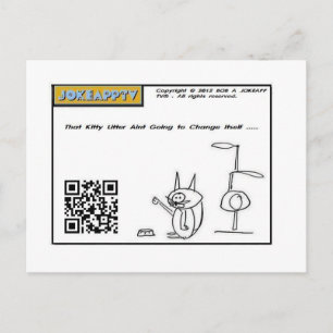 Dat Kat litter Aint gaat zichzelf veranderen Briefkaart