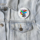 Dat klopt dat ik 18 ben. ronde button 5,7 cm (In situ)