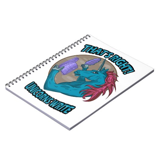 Dat klopt. Unicorns Write Notitieboek (Linkerzijde)