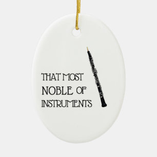 Dat meest noble van instrumenten - Oboe Ornament