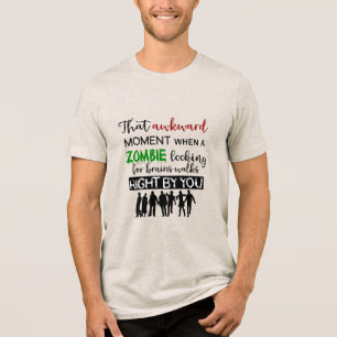 Dat moment is grappig Tri-Blend shirt