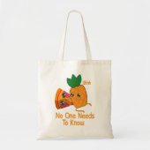 dat niemand Funny Pineapple Pizza hoeft te kennen Tote Bag (Voorkant)