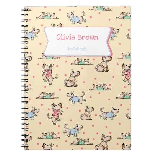 Dat Notitieboek met een naam dat is voorzien van e (Voorkant)