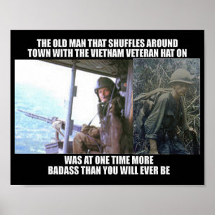 DAT OUDE VIETNAM VET POSTER