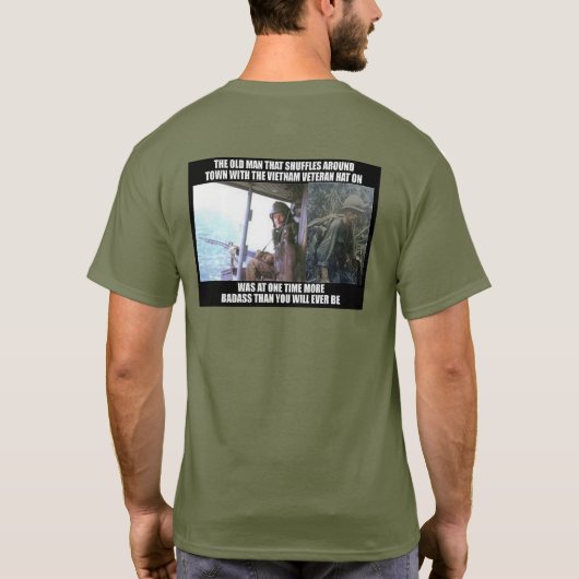 DAT OUDE VIETNAM VET T-SHIRT (Achterkant)