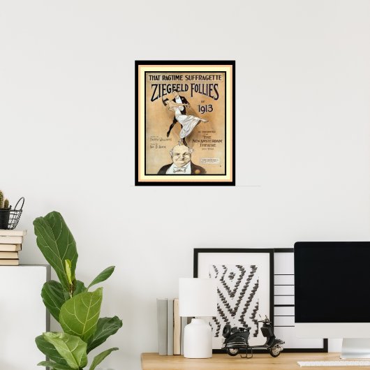 Dat Ragtime Suffragette-Ziegfeld Follies Poster (Thuiskantoor)