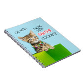 Dat waren Santas Cookies kerstkitten Notitieboek (Rechterzijde)